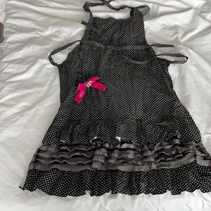 Feminine apron - one size adult/teen - adorable!